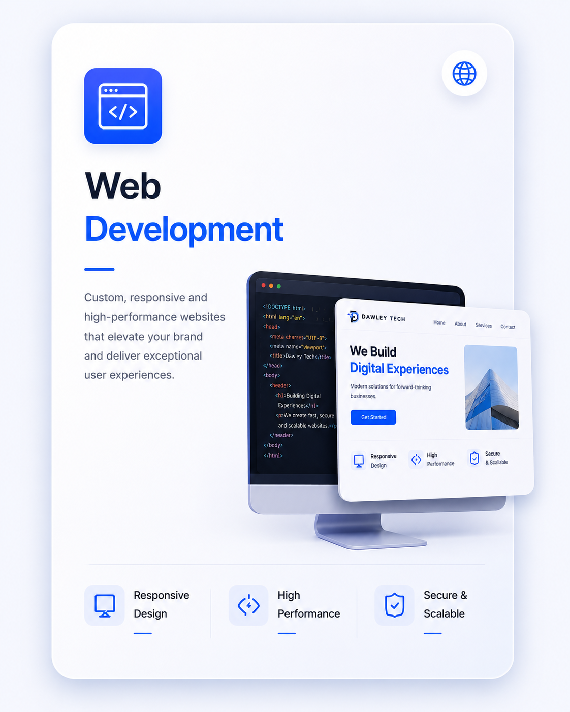 floating service web dev